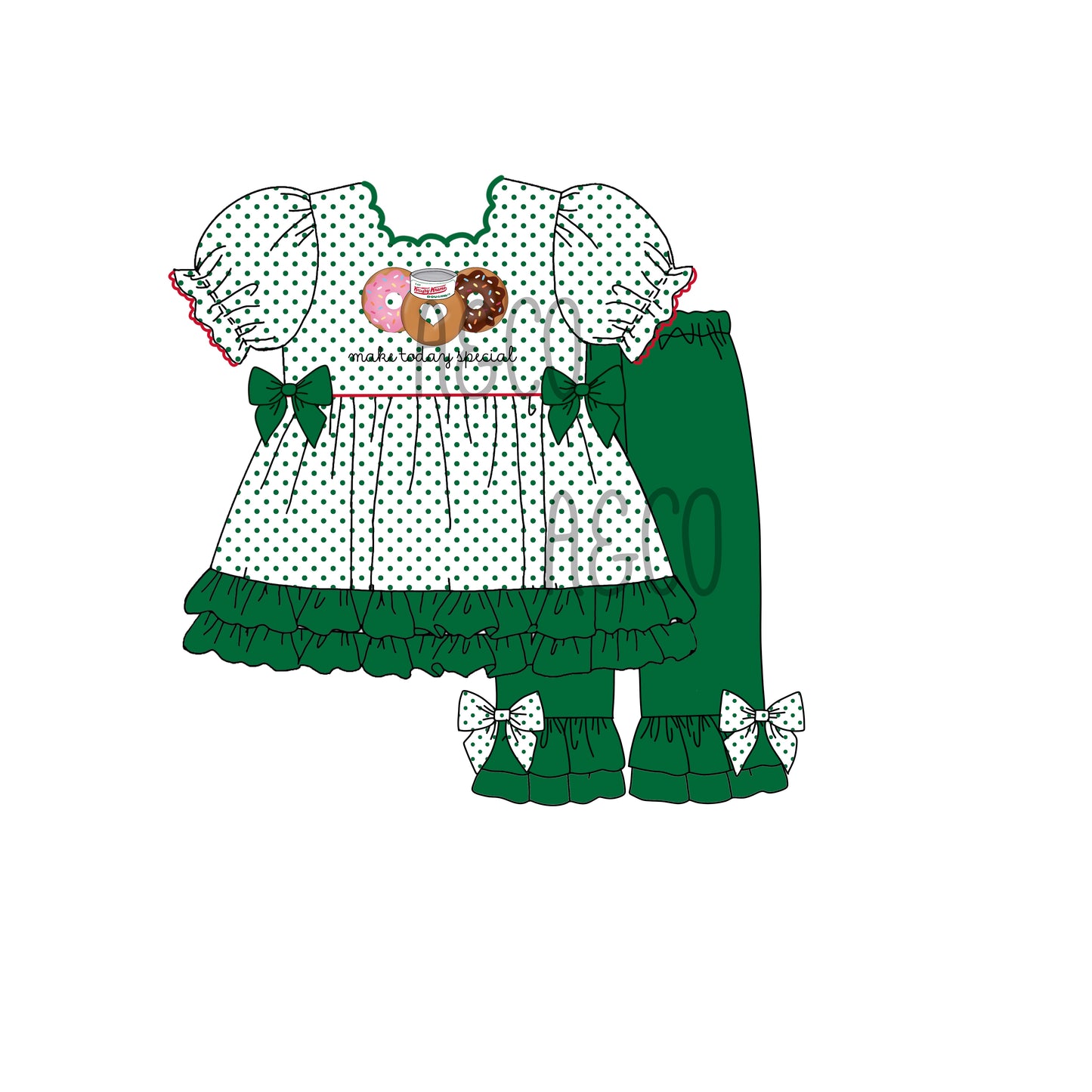 FOODIE PO: Make Today Special Girls Pant Set