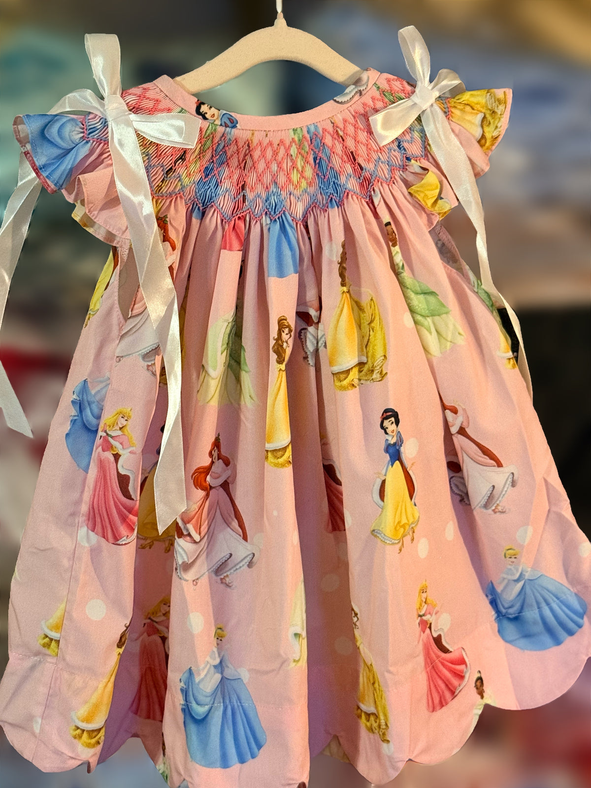 Hand Smocked Princess Dress (JAN)