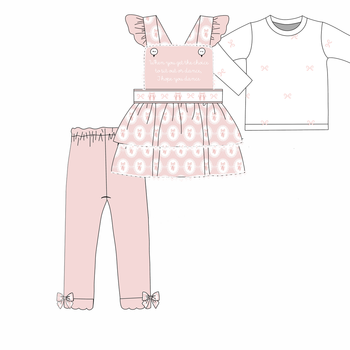 Hope You Dance Girls Pant Set (JAN)