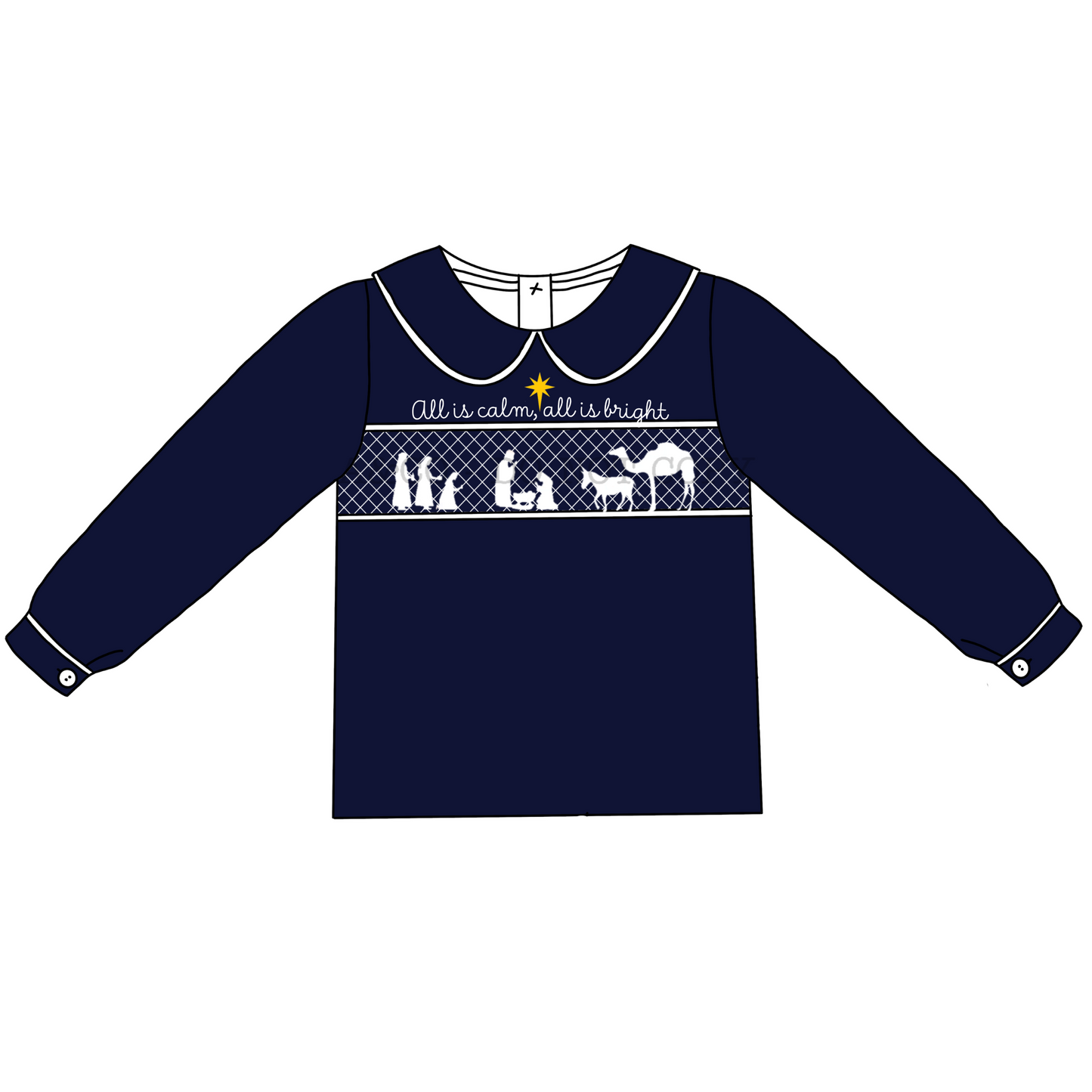CHRISTMAS PO2: All Is Calm Long Sleeve Shirt