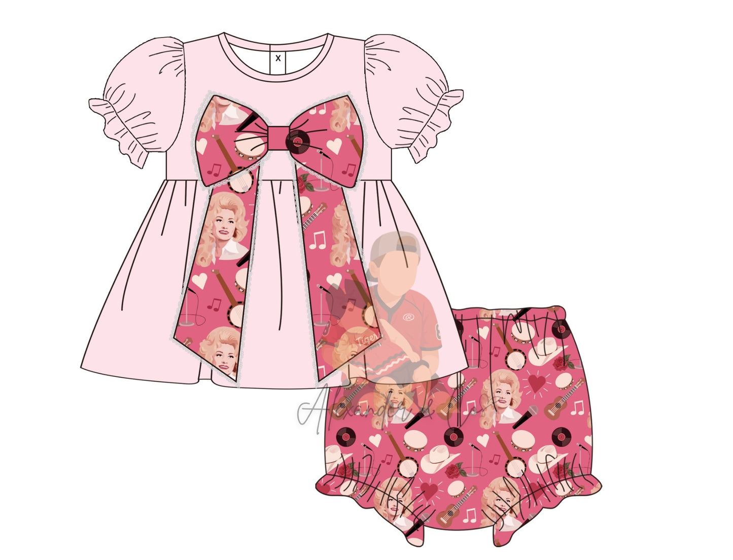 RTS Queen Of Country Diaper Set