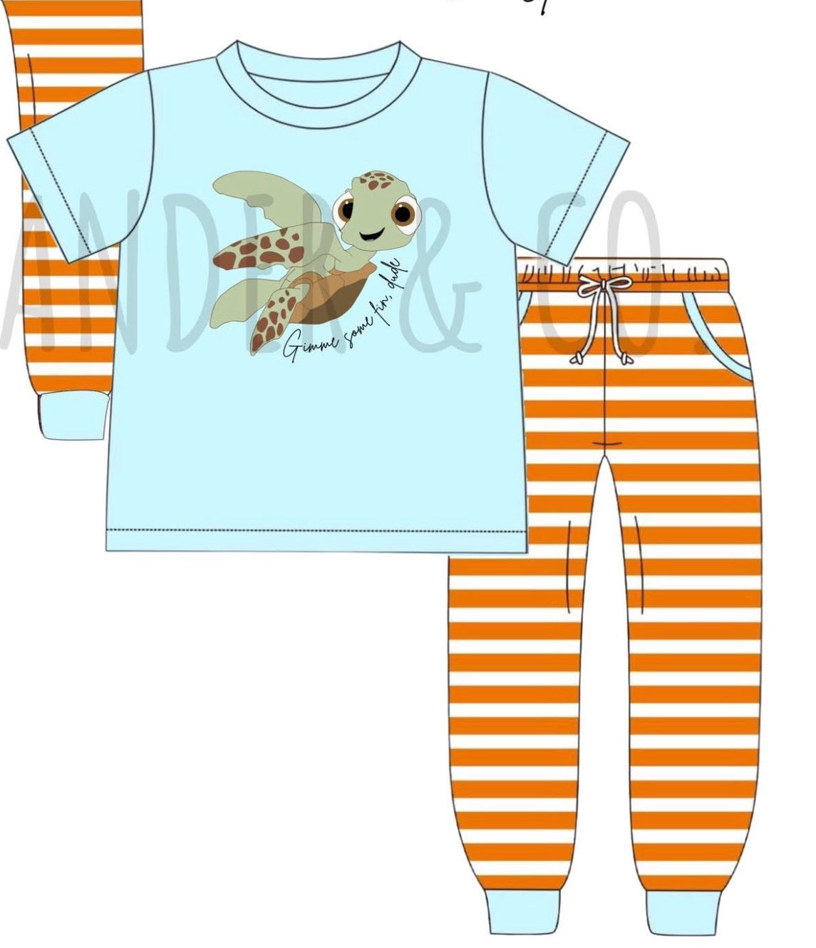 RTS Gimme Some Fin Boy Jogger Set