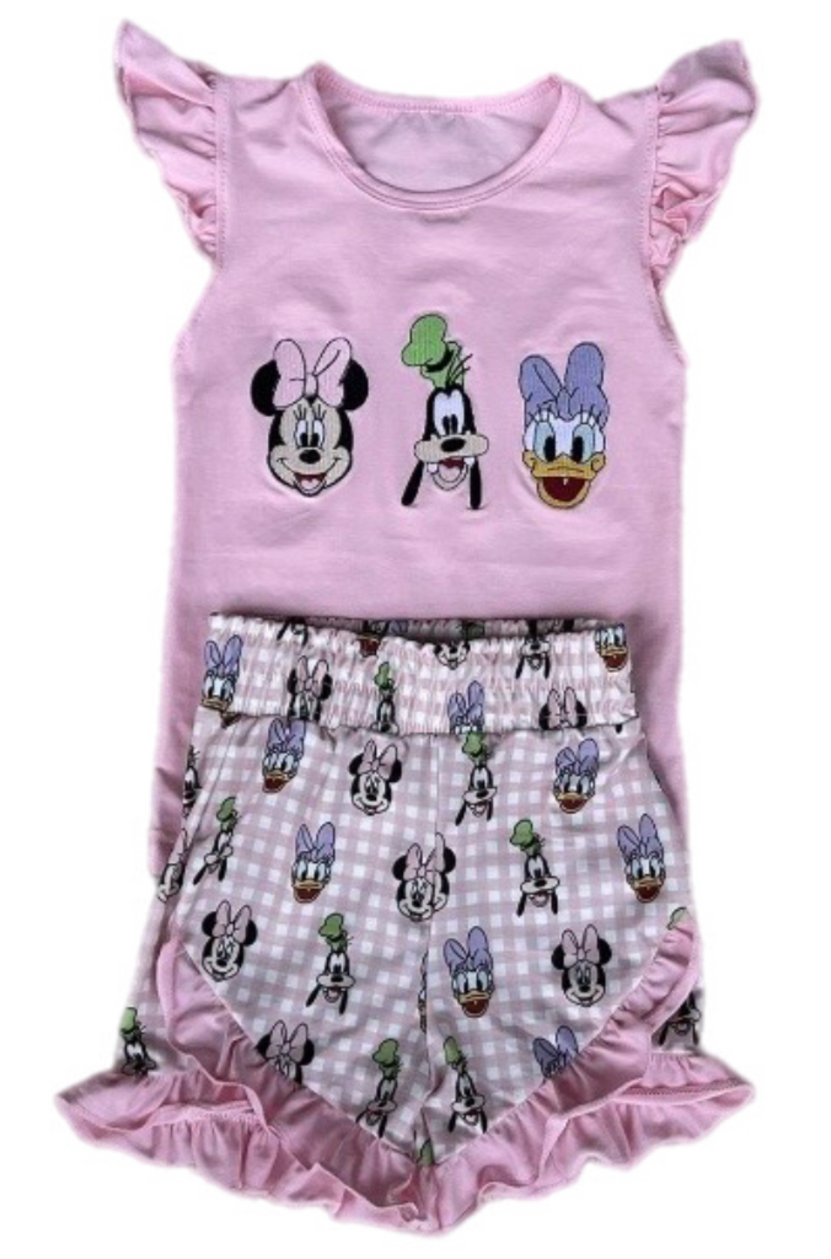 RTS Pink Mouse & Friends Shorts Set