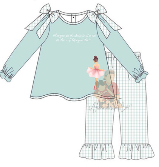 RTS I Hope You Dance Pants Set