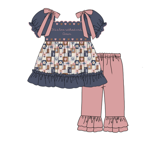 Love Without End Girls Pant Set (JAN)