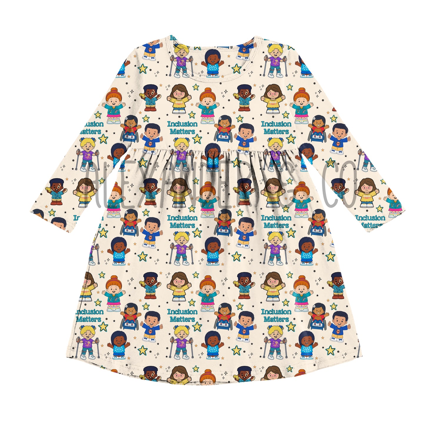 RTS Inclusion Matters Bamboo Long Sleeve Dress