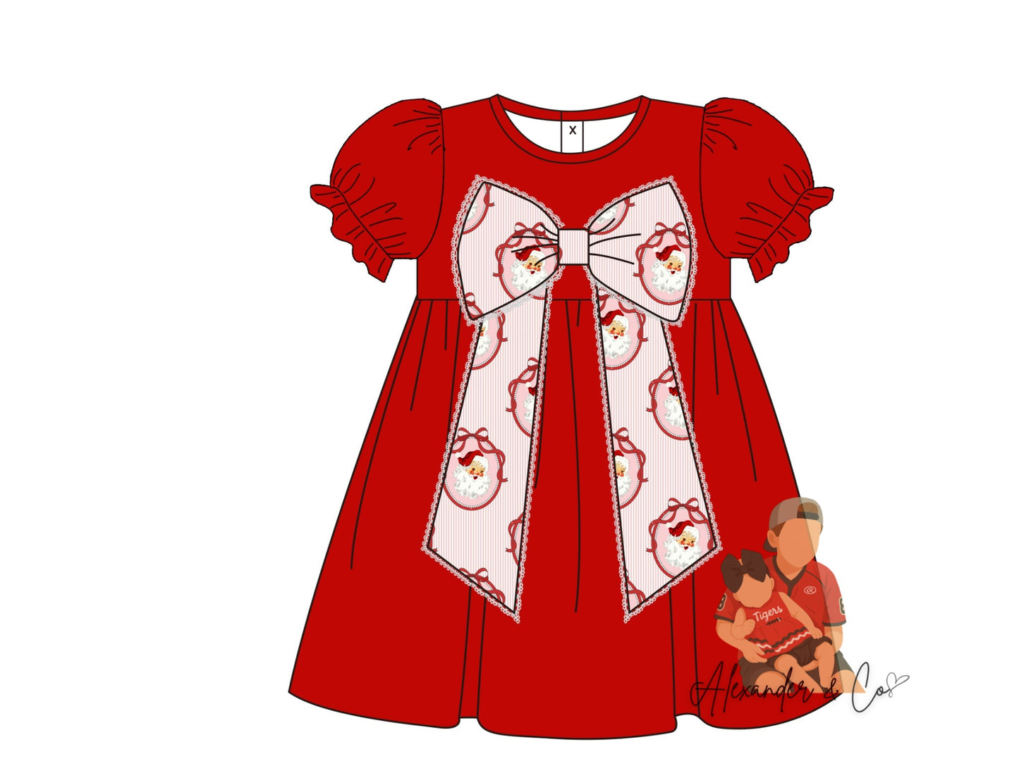 RTS - Classic Santa SS Dress