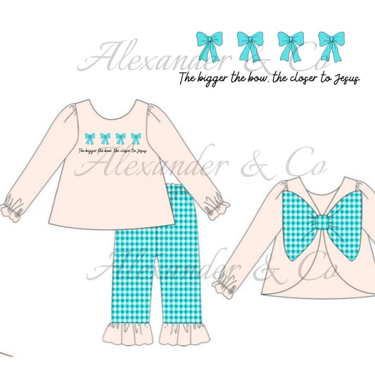 RTS Bigger The Bow Pants Set