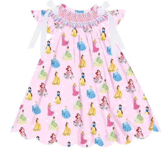 Hand Smocked Princess Dress (JAN)