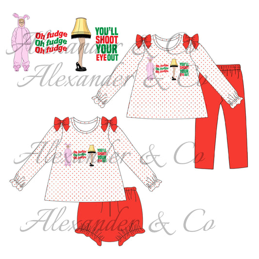 RTS Oh Fudge Collection GIRLS DIAPER SET