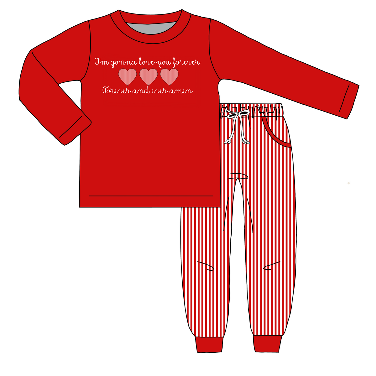 Forever & Ever Amen Boy Pant Set (JAN)