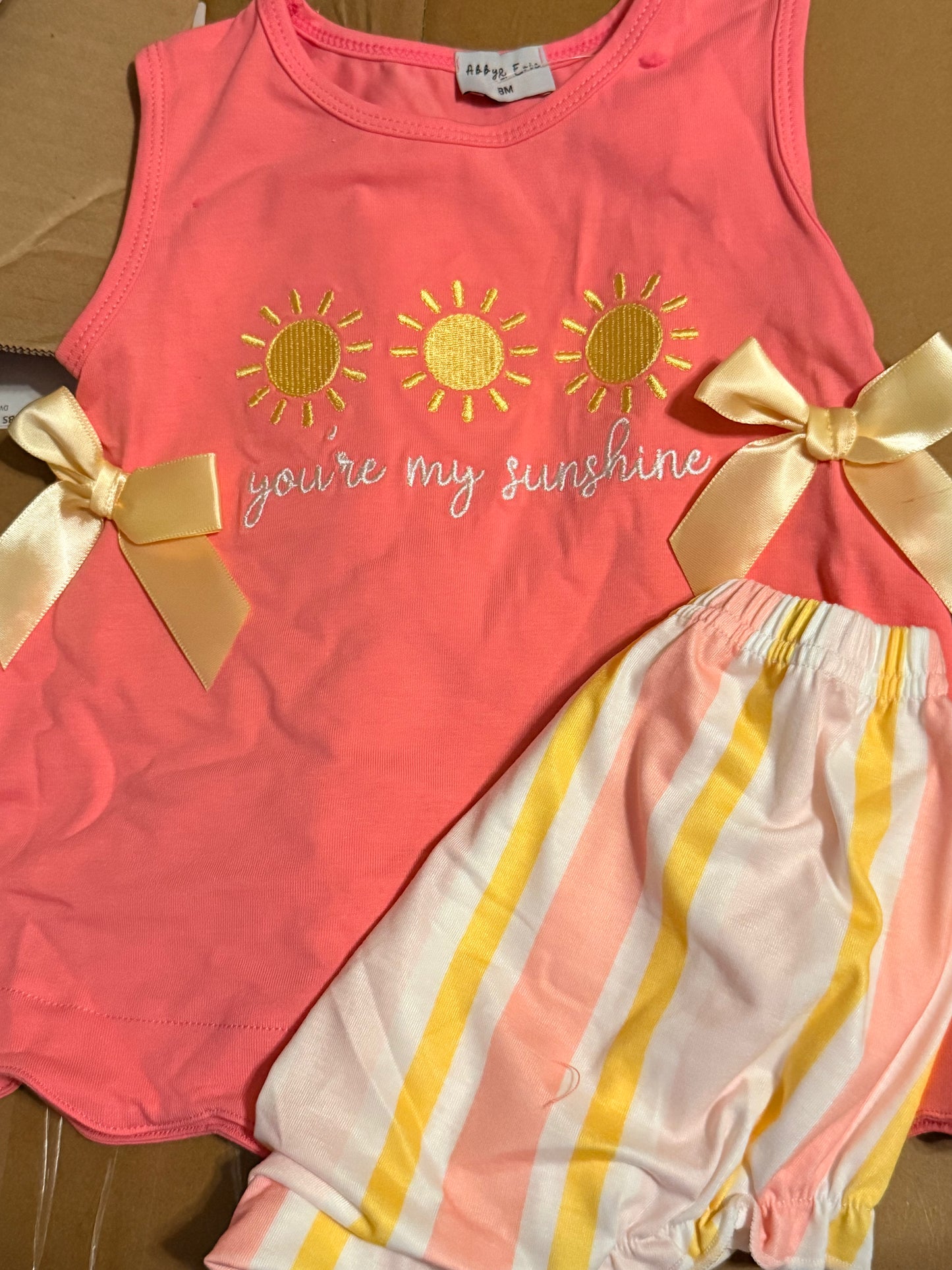 RTS You’re My Sunshine Diaper Set